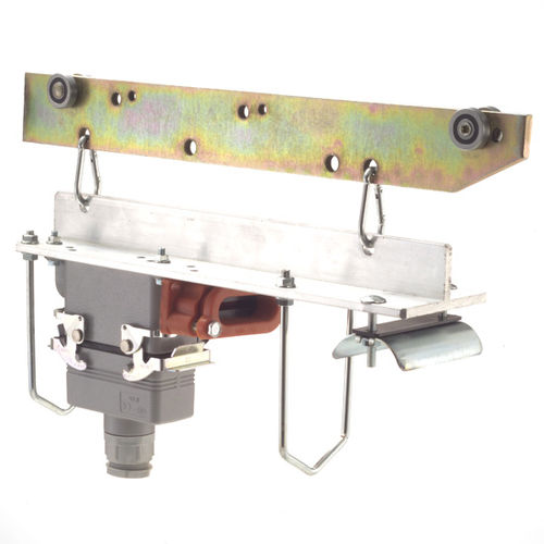 Carretilla portacable en acero galvanizado - CON1P-I series - By CARPEL - con conectores cables planos / plana