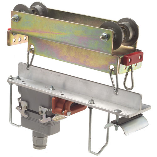 Carretilla portacable en acero galvanizado - C30 series - By CARPEL - de acero inoxidable / con conectores cables planos / plana