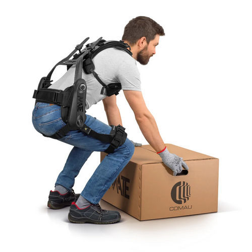Exoesqueleto de sujeción lumbar - MATE-XB - COMAU - mecánico / pasivo / para la reducción de la fatiga muscular
