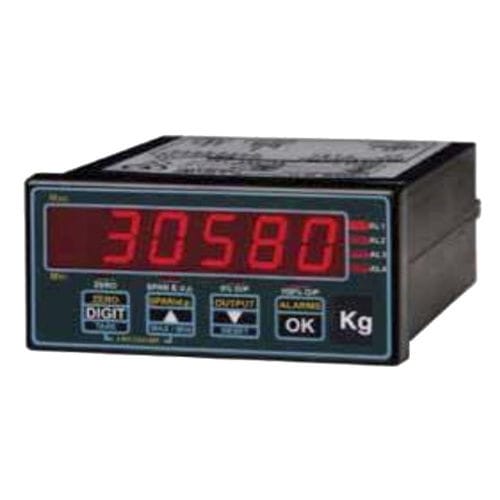 Indicador con pantalla LED - P4 series - Vetec A/S - de carga / para montaje sobre panel / con alarma