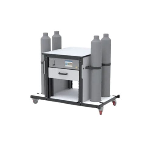 Mesa de laboratorio móvil - LNI SWISSGAS