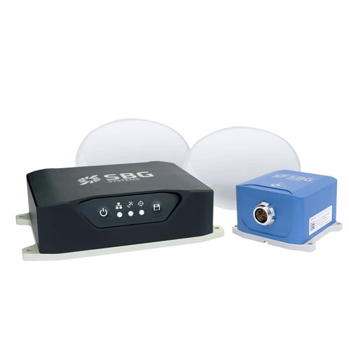 Sistema de navegación inercial GNSS - Navsight Ekinox IMU - SBG Systems - embarcado