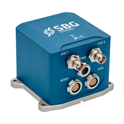 Sistema de navegación inercial con doble antena GPS integrada - Ekinox-D - SBG Systems - GNSS / ITAR free / integrado