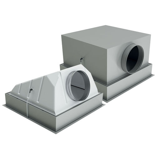 Cárter de filtro HEPA - DIF.P, DIF.2P, DIF.A, DIF.2A, DLS.A, DLS.2A - SagiCofim - plisado / para aire / de material plástico
