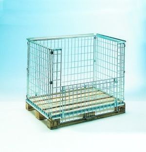 Caja-palé de metal - cargopak srl - enrejada / para almacenamiento / de transporte