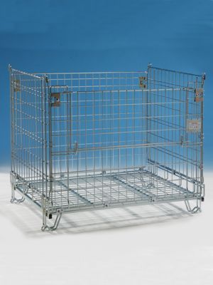 Caja-palé de metal - cargopak srl - de transporte / apilable / de malla metálica
