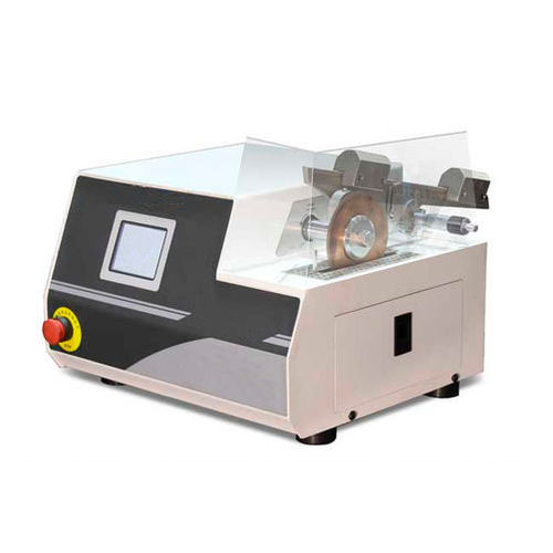 Máquina de corte de metalografía - TEKNIcut LSS - TECNIMETAL - de hoja rotativa / para metal / para material plástico