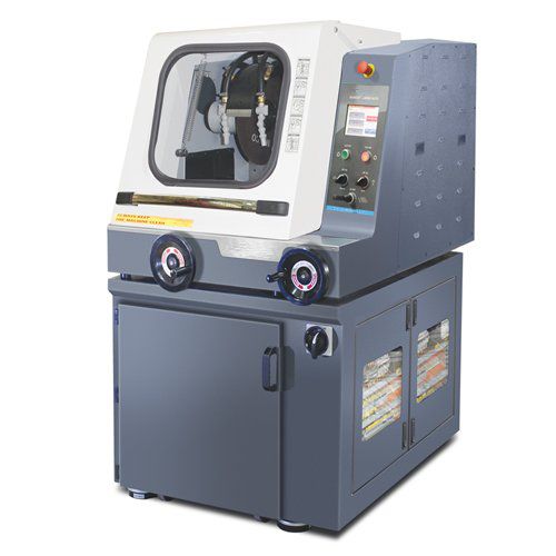 Máquina de corte de metalografía - TEKNICUT PRO XL - TECNIMETAL - de hoja rotativa / para metal / para material plástico
