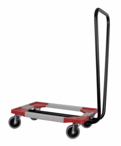 Plataforma rodante de metal - 600 x 400 mm, max. 250 kg | EU-64B C/T - Plastipol, s.a.