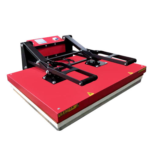 Prensa de transferencia térmica - BY-005 - Guangzhou Baiyin Electronics Co.,Ltd - para textiles / en caliente / gran apertura