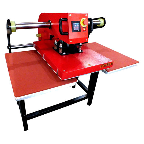 Prensa neumática - BY-043 - Guangzhou Baiyin Electronics Co.,Ltd - de transferencia térmica / para textiles / doble