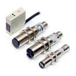 Sensor de proximidad fotoeléctrico - PD series  - FARGO CONTROLS INC; - cilíndrico / analógico / roscado