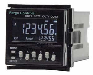 Contador tacómetro - TC-48 series   - FARGO CONTROLS INC; - de 6 dígitos / electrónico / con preselección