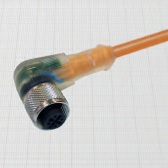Conector de datos - C8B/2 series  - BDC ELECTRONIC S.r.l. - DIN / acodado / hembra