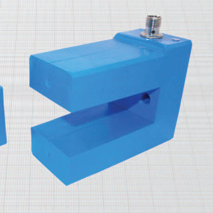Sensor de proximidad inductivo - DCF15/4309KS - BDC ELECTRONIC S.r.l. - electromagnético / tipo horquilla / M12
