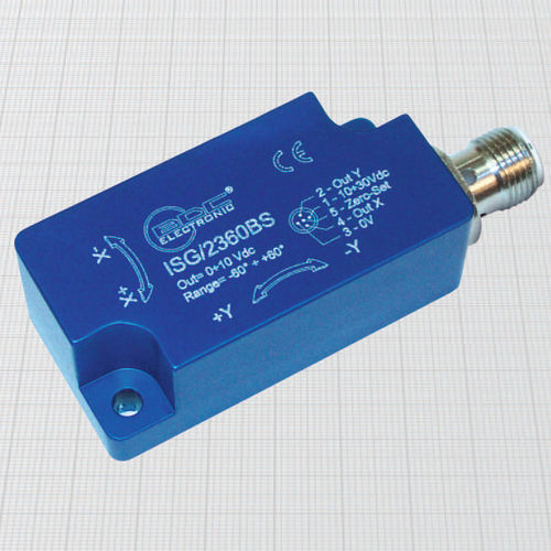 Inclinómetro 2 ejes - ISG series - BDC ELECTRONIC S.r.l. - analógico / robusto / aplicaciones