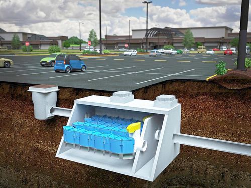 Unidad de filtración montacamas - Up-Flo® - Hydro International - para agua