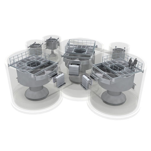 Separador de sal - Storm King® - Hydro International - centrífugo / para el tratamiento de aguas residuales / autolimpiante