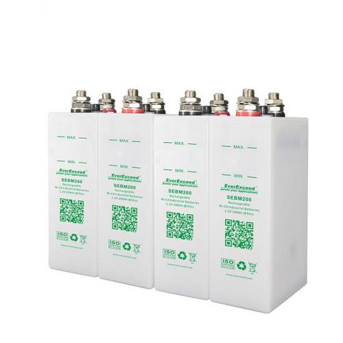Batería de NiCd - SEBM series - EverExceed Industrial Co. Ltd - bloque / prismática / plana