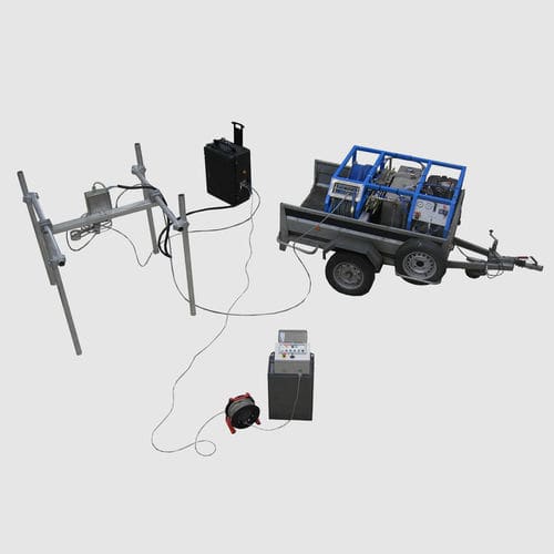 Sistema de corte con chorro de agua abrasivo - MobiCut® - HYDROPROCESS - para piedra / eléctrico / lineal