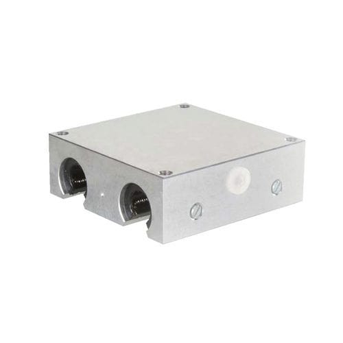 Bloque cojinete abierto - EQSO series - Exxellin Linear GmbH & Co. KG - de rodamiento lineal / de aluminio