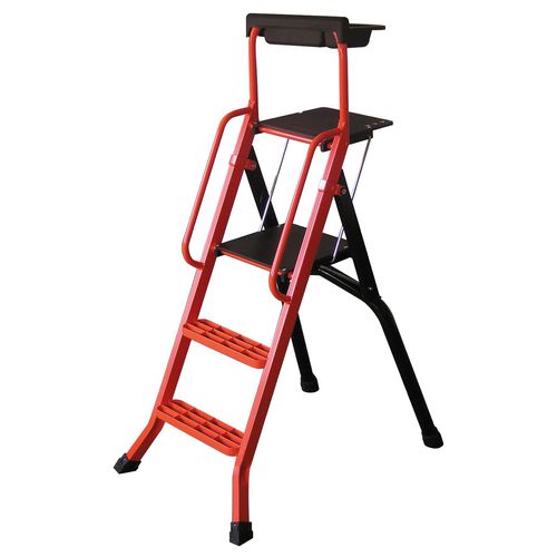 Escalera de tijera portátil - 20195 - MOB - de aluminio