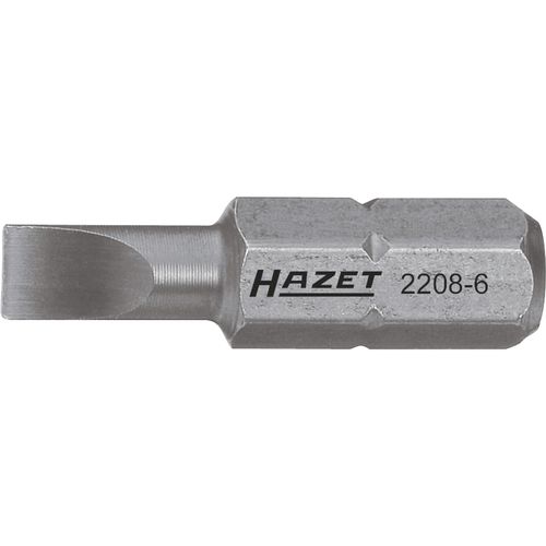 Punta de destornillador para tornillos planos - 2208-8 - Hazet - de acero