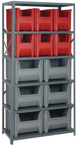 Sistema de estanterías para depósito de almacenamiento - QSBU-600800 - Quantum Storage systems - unilateral / para carga mediana / para cajas
