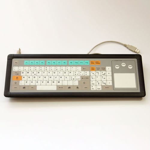 Teclado empotrable - kt-96-i-02 - k-tronic S.r.l. - de membrana / con ratón integrado de 3 teclas / 96 teclas