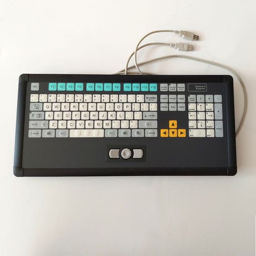 Teclado empotrable - KT-105-I-02 - k-tronic S.r.l. - de membrana / con ratón integrado de 2 teclas / 105 teclas