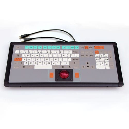 Teclado empotrable - KT-105-I-05 - k-tronic S.r.l. - de membrana / con ratón integrado de 2 teclas / 105 teclas