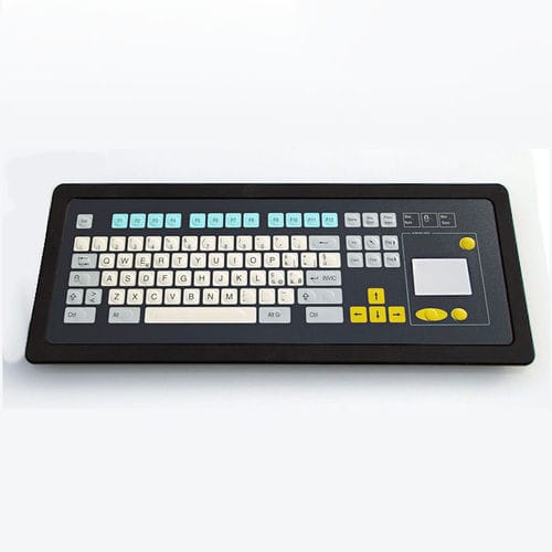 Teclado de mesa - KT-84-T-34 - k-tronic S.r.l. - de tecla mecánica / de membrana / con ratón integrado de 3 teclas
