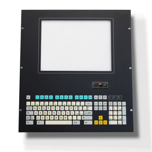 Teclado en bastidor - KT-101-K-18 - k-tronic S.r.l. - de membrana / 101 teclas / con ratón