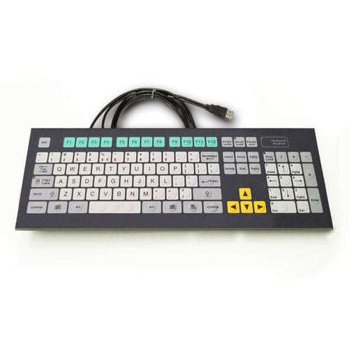 Teclado en bastidor - KT-105-K-10 - k-tronic S.r.l. - de membrana / 105 teclas / industrial