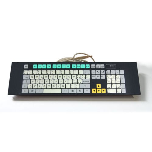 Teclado en bastidor - KT-105-K-13 - k-tronic S.r.l. - de membrana / 105 teclas / industrial