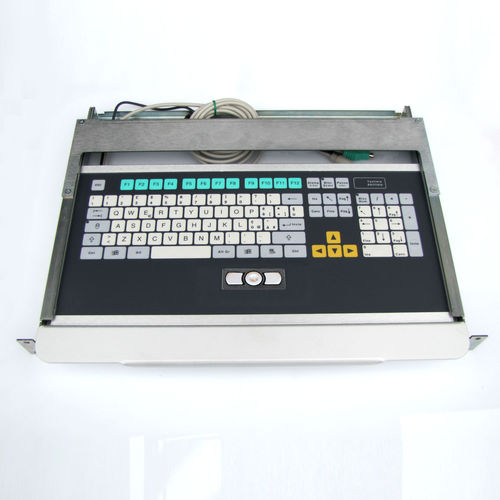 Teclado montado en rack-cajón - KT-105-C-09 - k-tronic S.r.l. - de tecla mecánica / de membrana / con tecla Fn
