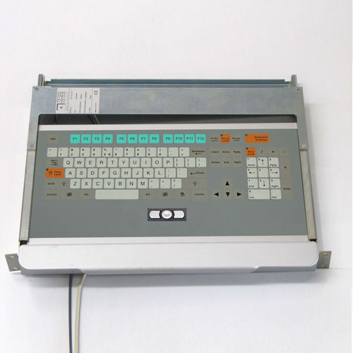 Teclado montado en rack-cajón - KT-105-C-21 - k-tronic S.r.l. - de tecla mecánica / de membrana / con tecla Fn