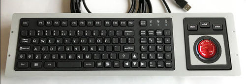 Teclado empotrable - KT-99-GSR-02 - k-tronic S.r.l. - de tecla mecánica / 99 teclas / con trackball