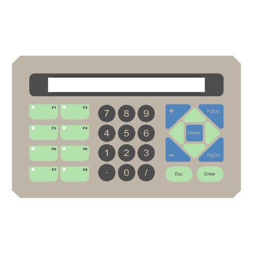 Teclado empotrable - KT-FUN-01 - k-tronic S.r.l. - de membrana / 31 teclas / industrial