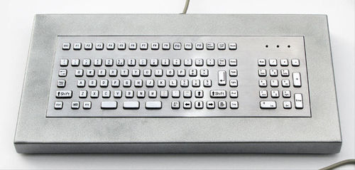 Teclado antivandalismo - KT-104-GIX-04 - k-tronic S.r.l. - de mesa / de tecla mecánica / 104 teclas