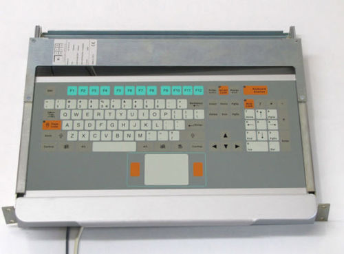 Teclado montado en rack-cajón - KT-105-C-27 - k-tronic S.r.l. - de tecla mecánica / de membrana / 105 teclas