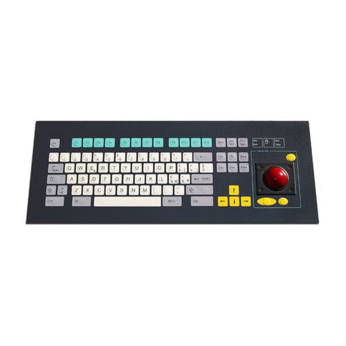 Teclado en bastidor - KT-84-K-15 - k-tronic S.r.l. - de membrana / 84 teclas / con trackball