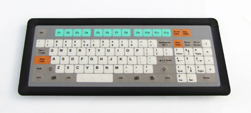 Teclado empotrable - KT-96-I-03 - k-tronic S.r.l. - de membrana / 96 teclas / industrial