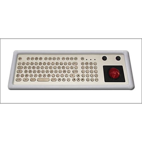Teclado empotrable - KT-99-GIX-11 - k-tronic S.r.l. - de tecla mecánica / 99 teclas / con trackball
