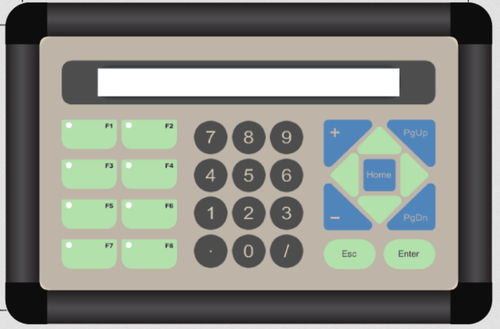 Teclado empotrable - KT-FUN-03 - k-tronic S.r.l. - de membrana / 31 teclas / industrial