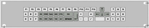 Teclado en bastidor - KT-50-K-10 - k-tronic S.r.l. - de membrana / 50 teclas / industrial