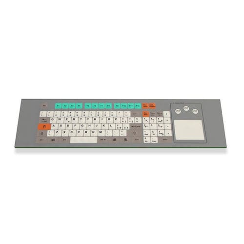 Teclado en bastidor - KT-96-K-23 - k-tronic S.r.l. - de tecla mecánica / de membrana / 96 teclas