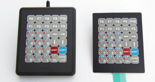 Teclado numérico 30 teclas - KT-30-T-36 - k-tronic S.r.l. - empotrable / de membrana / metalizado