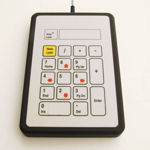Teclado numérico 17 teclas - KT-17-T-35 - k-tronic S.r.l. - benchtop / de membrana / metalizado