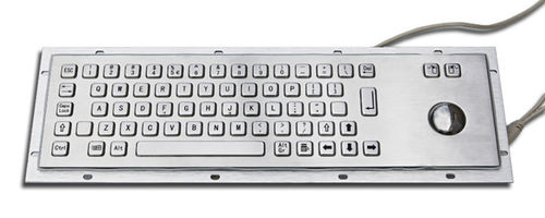 Teclado empotrable - KT-65-GIX-01 - k-tronic S.r.l. - de tecla mecánica / con tecla Fn / con ratón integrado de 2 teclas